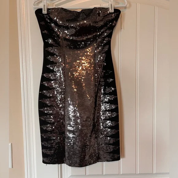 Nikibiki | Dresses | Black Sequin Strapless Mini Dress | Poshmark Nikibiki | Dresses | Black Sequin Strapless Mini Dress | Poshmark